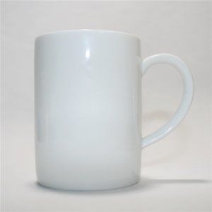 CRATE & BARREL All White Coffee Mug From Sri Lanka